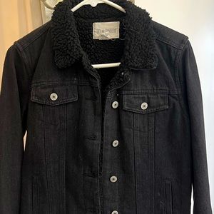 Sky and Sarrow size Small black denim jacket